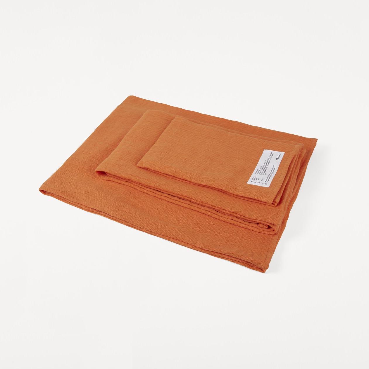 Burnt Orange Light Towel by FRAMA