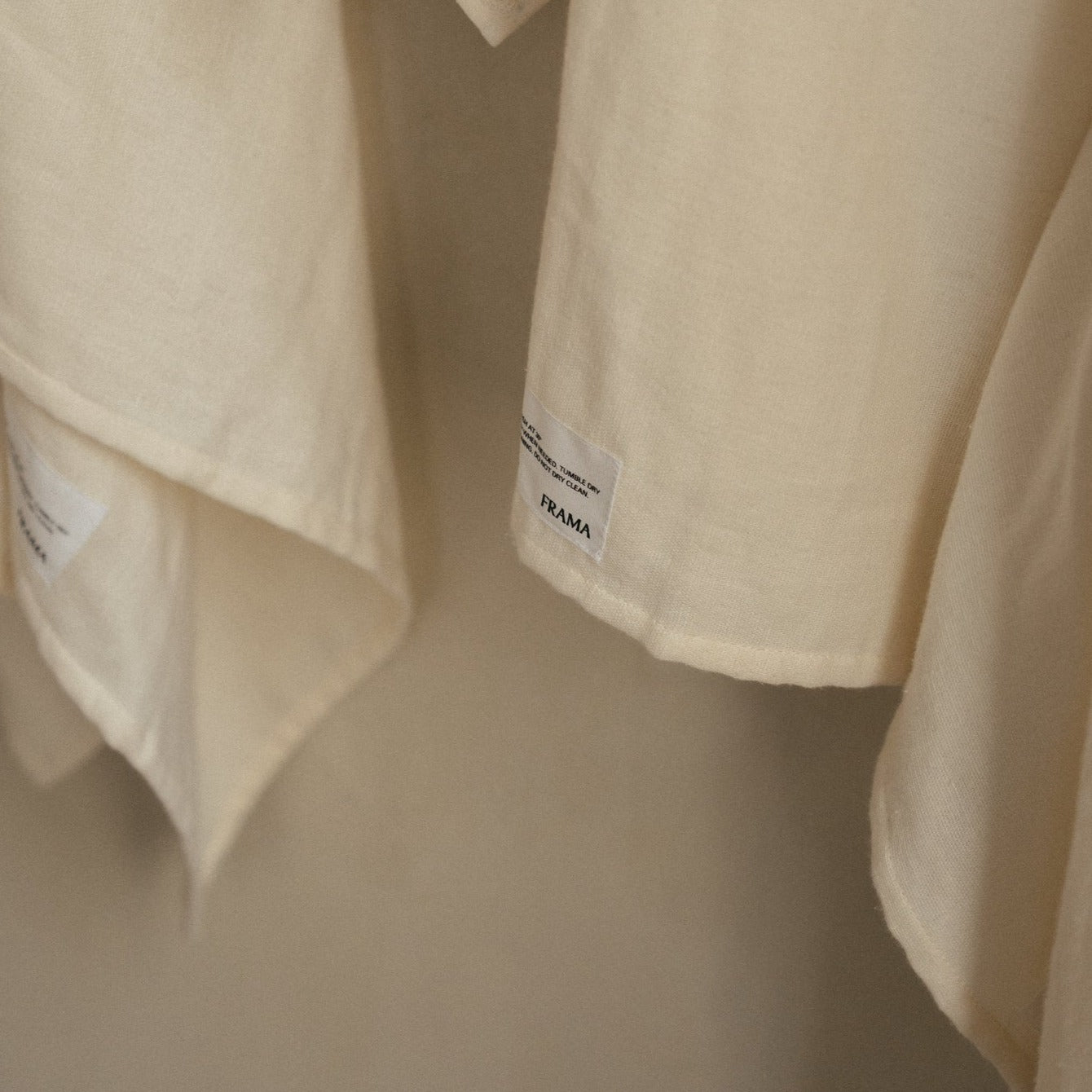 Bone White Light Towel by FRAMA