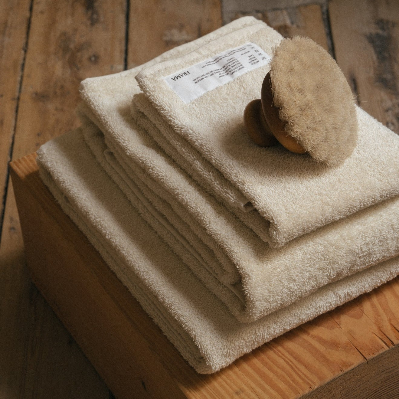 Bone White Heavy Towel by FRAMA