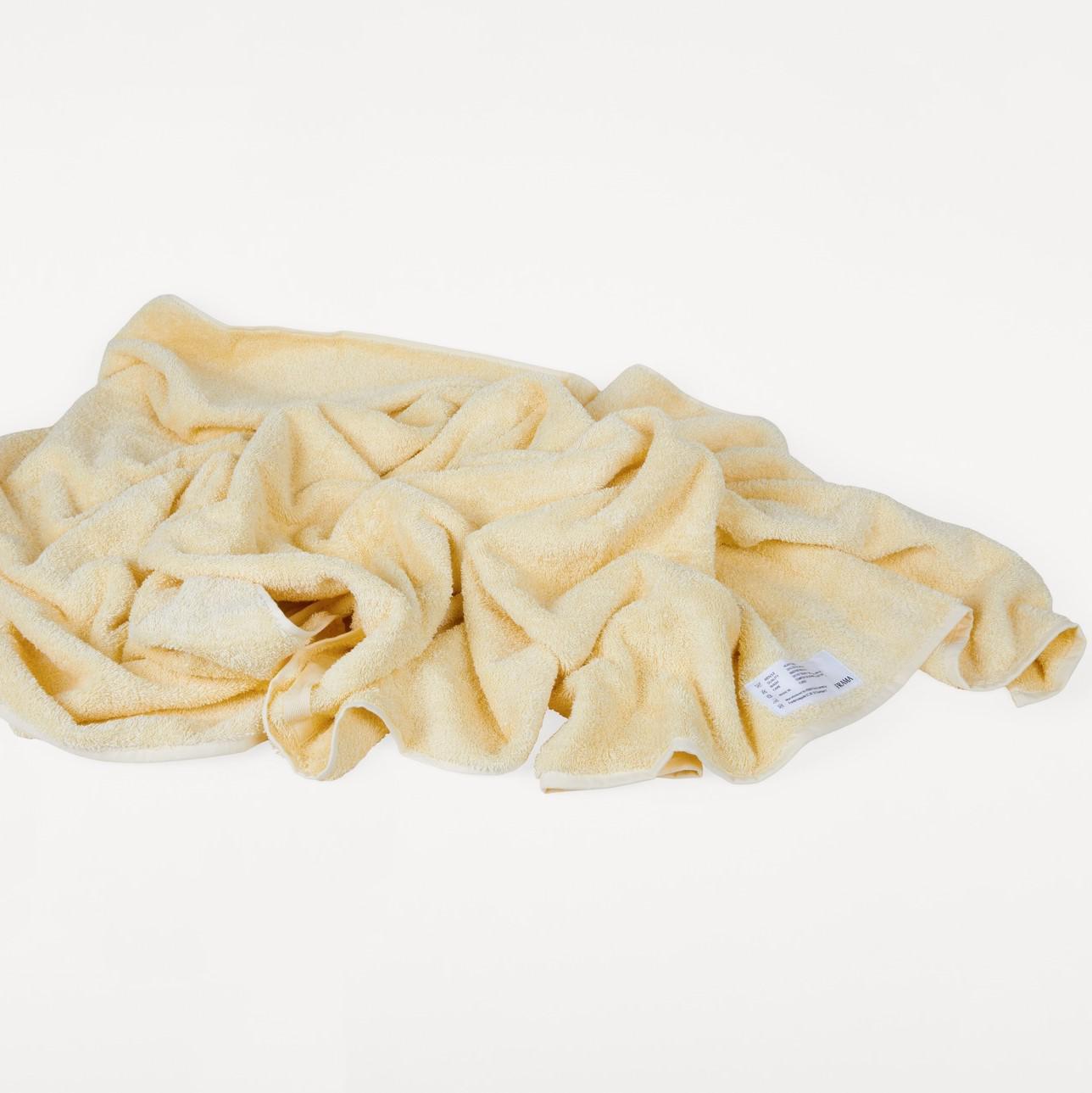 Pale Yellow Heavy Towel by FRAMA
