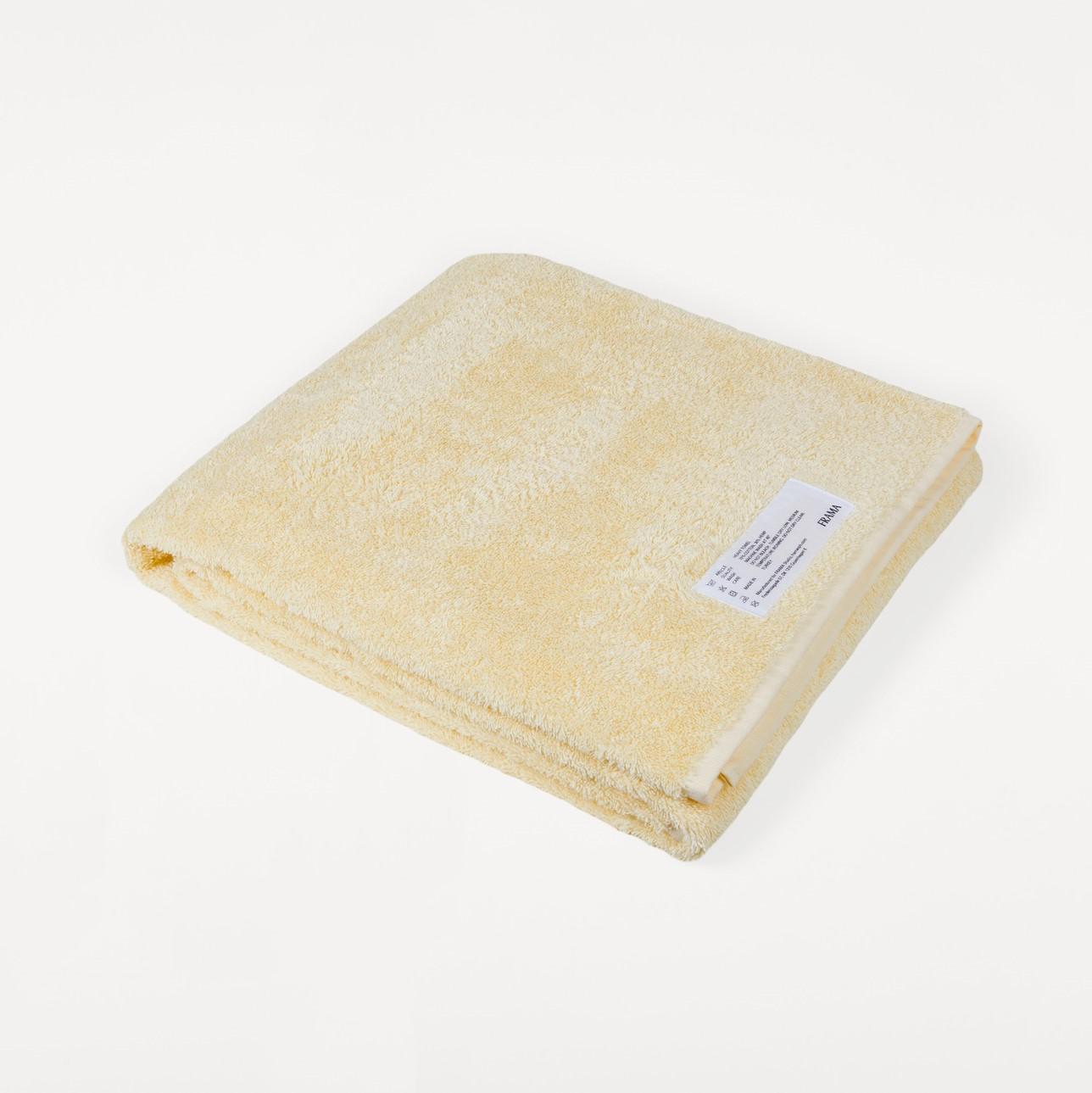 Pale Yellow Heavy Towel by FRAMA