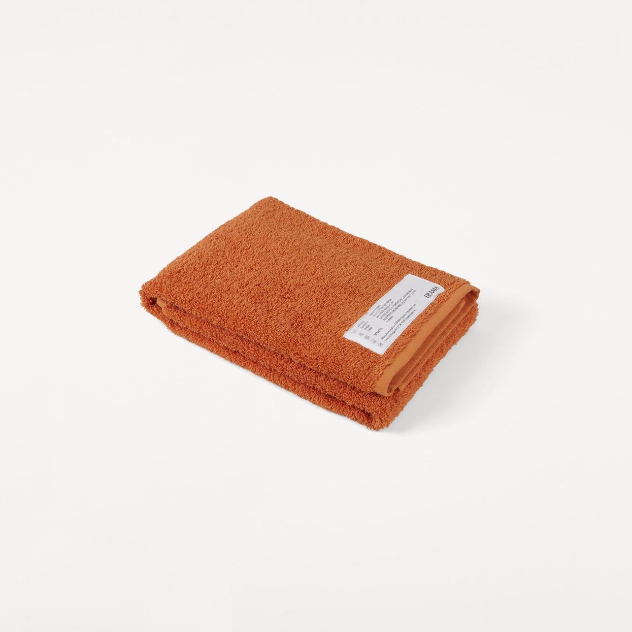 Burnt Orange Heavy Towel by FRAMA