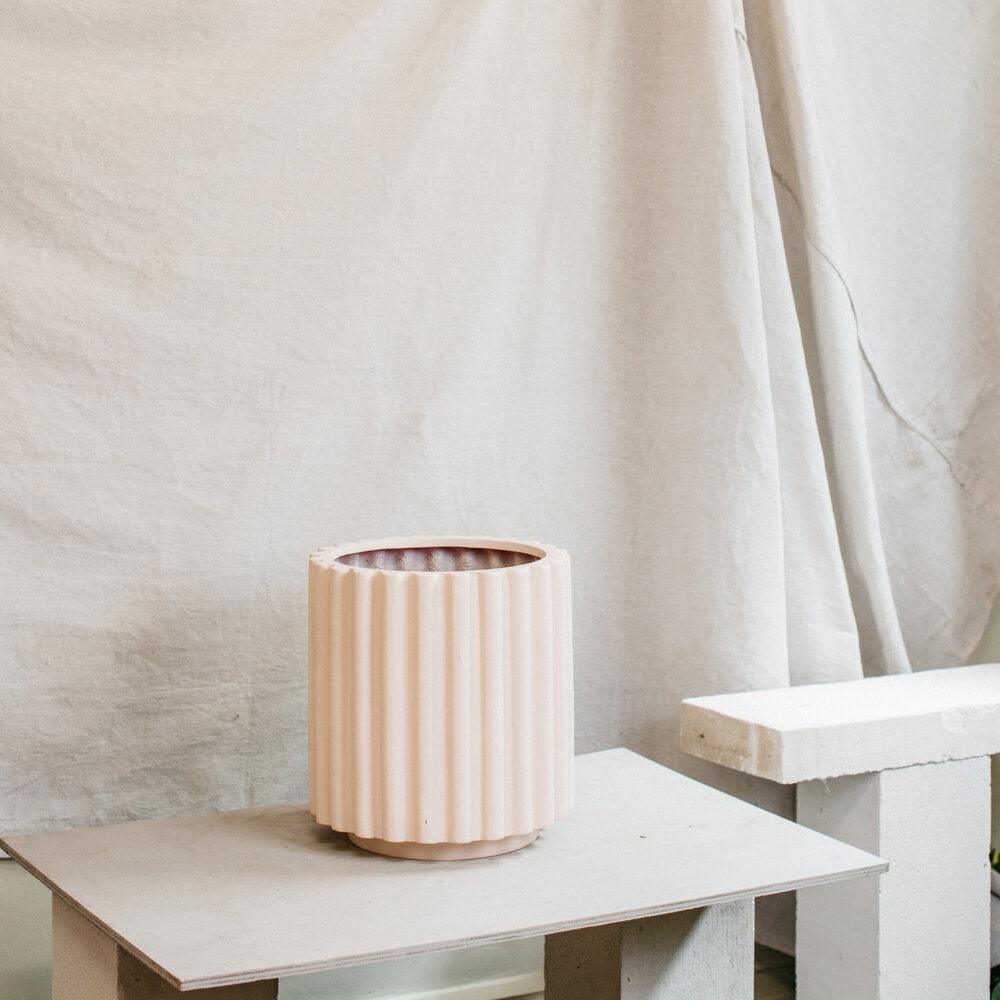 Scallop Planter by The Plant Society x Capra Designs- Totem Collection - - THE PLANT SOCIETY