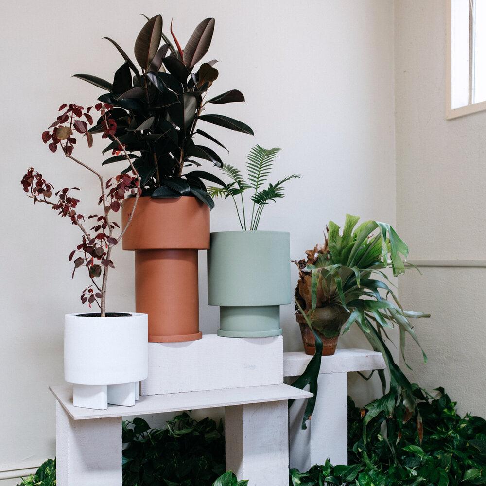Tall Tower Planter by The Plant Society x Capra Designs- Totem Collection - - THE PLANT SOCIETY