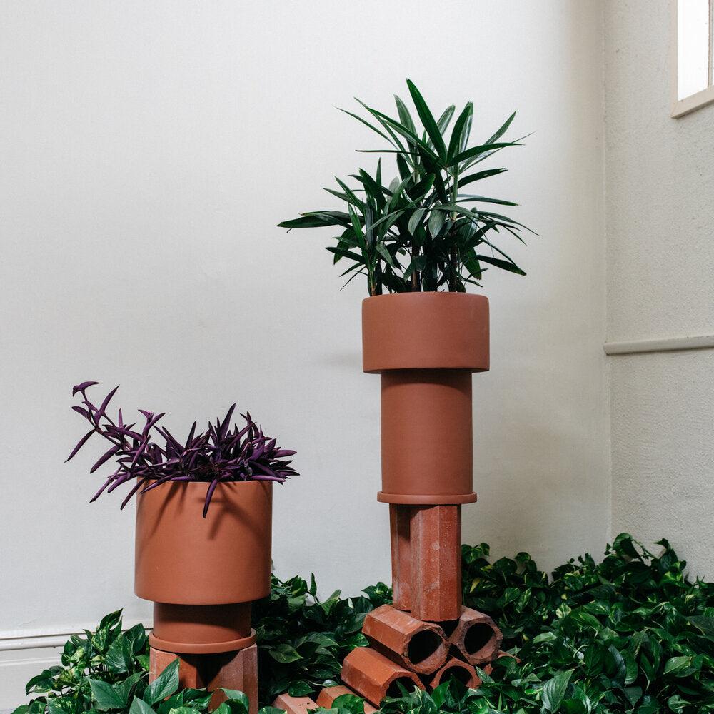 Tall Tower Planter by The Plant Society x Capra Designs- Totem Collection - - THE PLANT SOCIETY