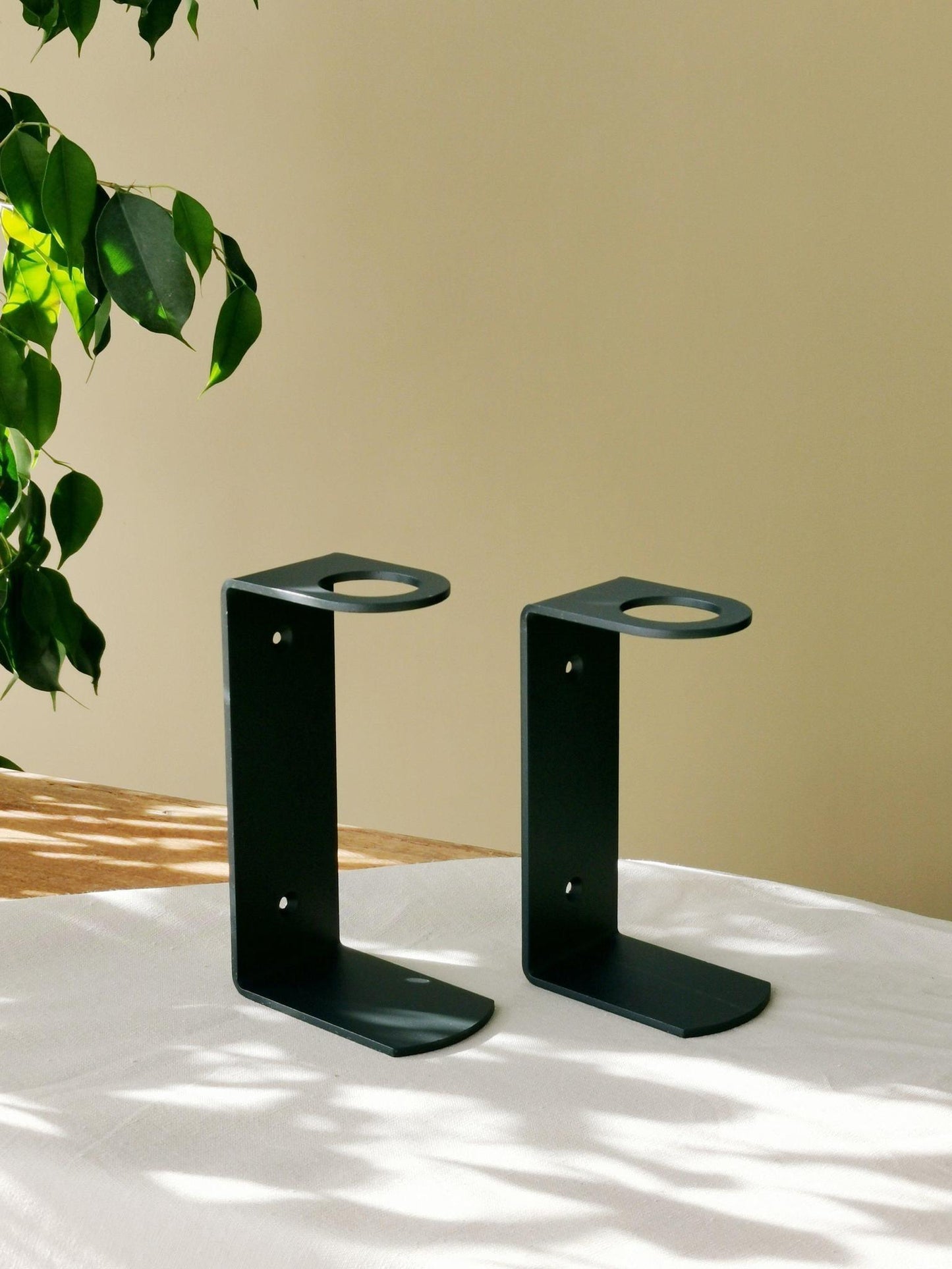 FRAMA Apothecary Wall Display Matte Black Steel for 375ml bottles - THE PLANT SOCIETY