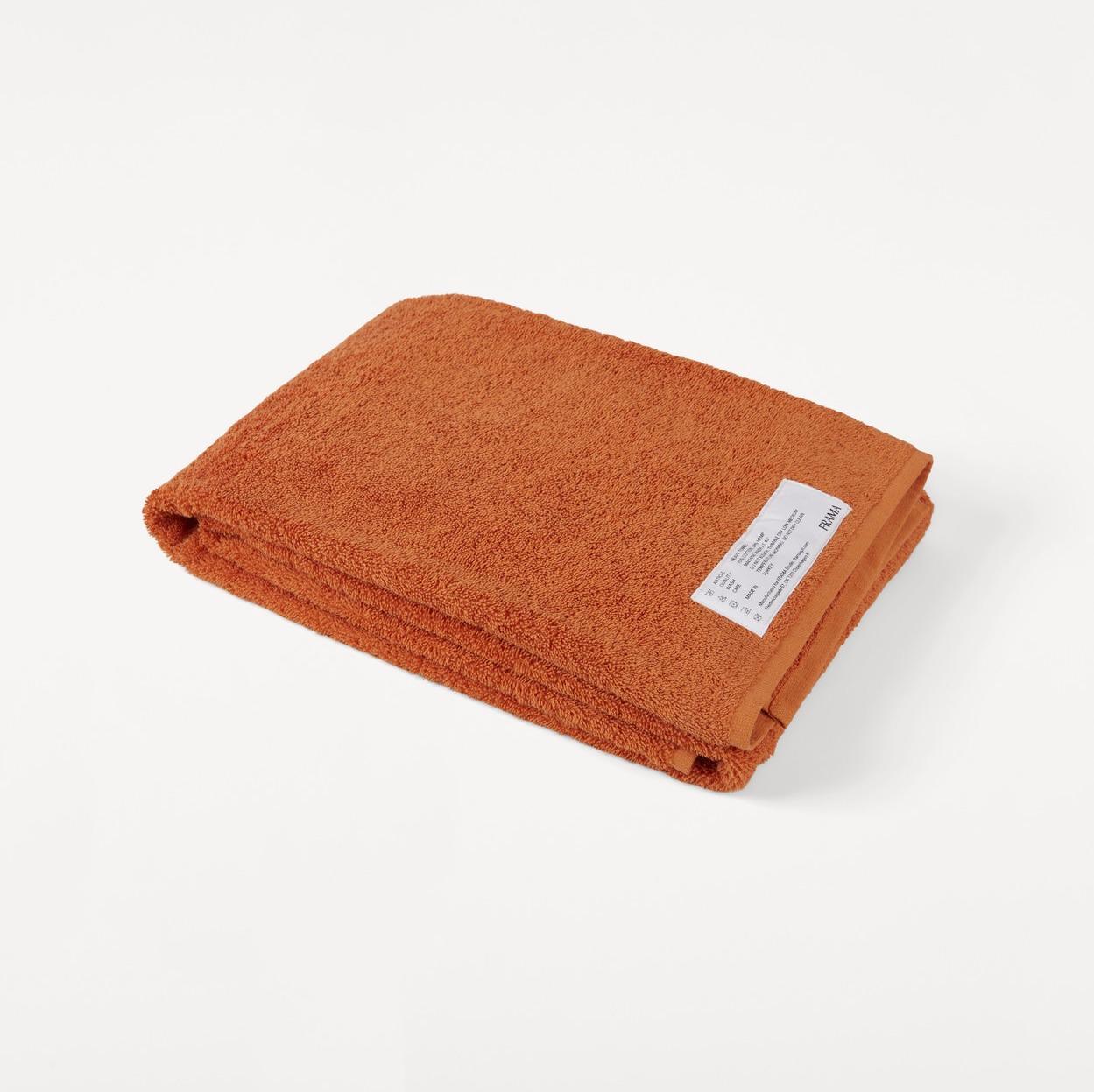 Burnt Orange Heavy Towel by FRAMA