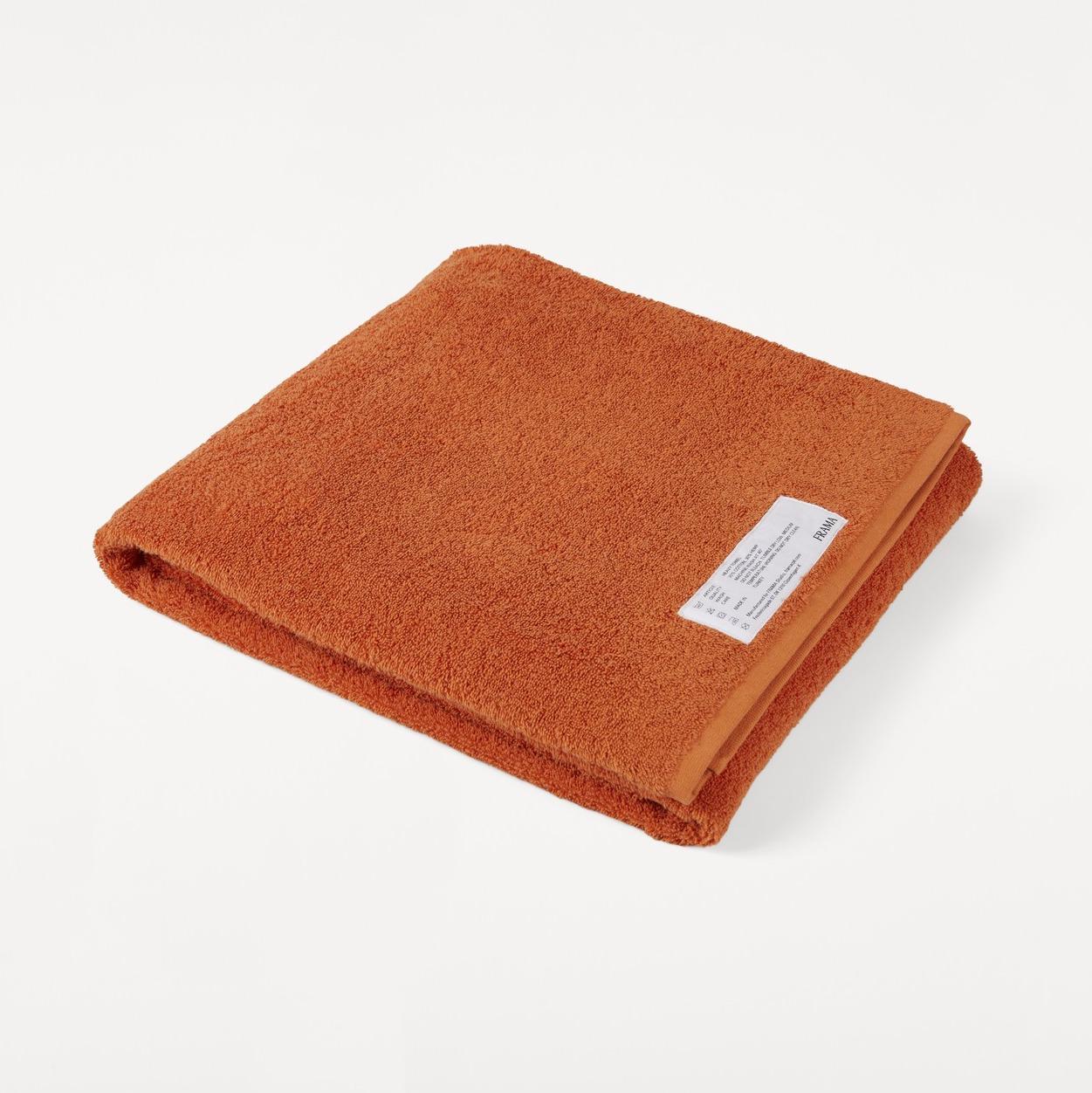 Burnt Orange Heavy Towel by FRAMA