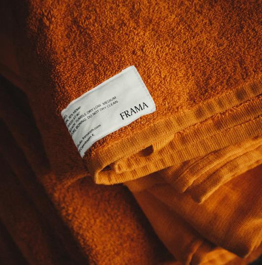 Burnt Orange Heavy Towel by FRAMA