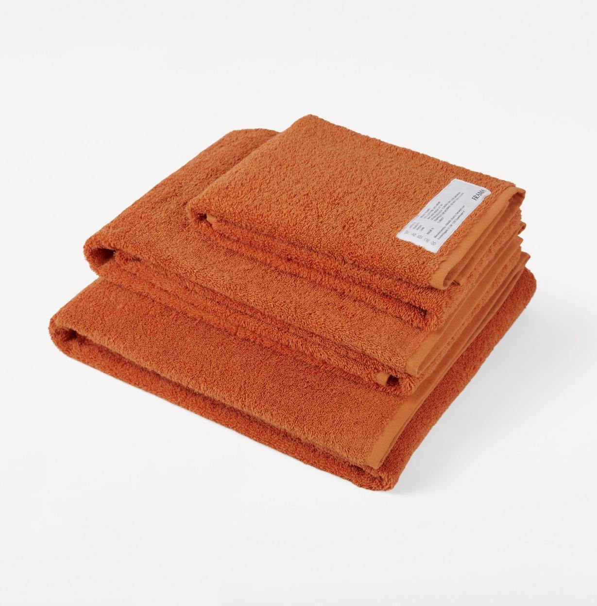 Burnt Orange Heavy Towel by FRAMA